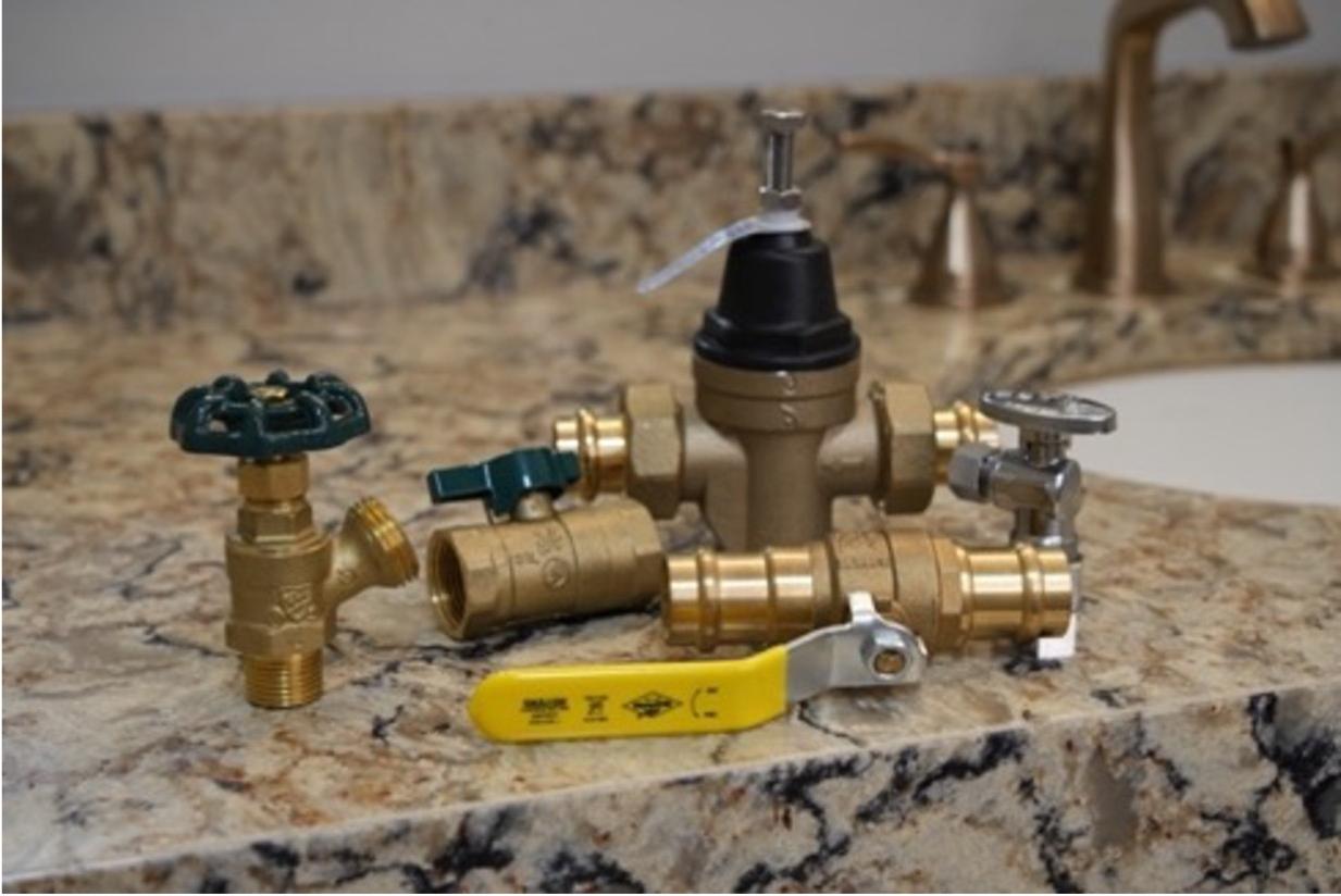 Gas Valves in Household Plumbing Systems